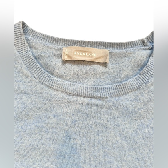 Soft Baby Blue Everlane Cashmere Sweater - Picture 6 of 9